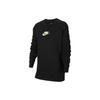 Sportswear Letter Round Neck Casual Long Sleeve T-Shirt Kids Tops Black HJ1484-010