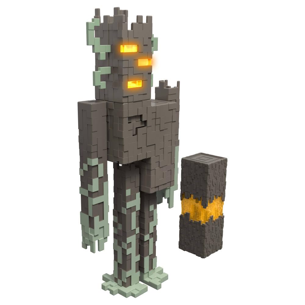 Mattel Фигурка Minecraft Creeking Kids, возраст 6+, серая, JKR45,
