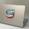 Cuban Car Stickers Vintage Cartoon Style Stickers Durable for Laptop, Car More Perfect for Teens, Adults, Creative Decor & Gifting