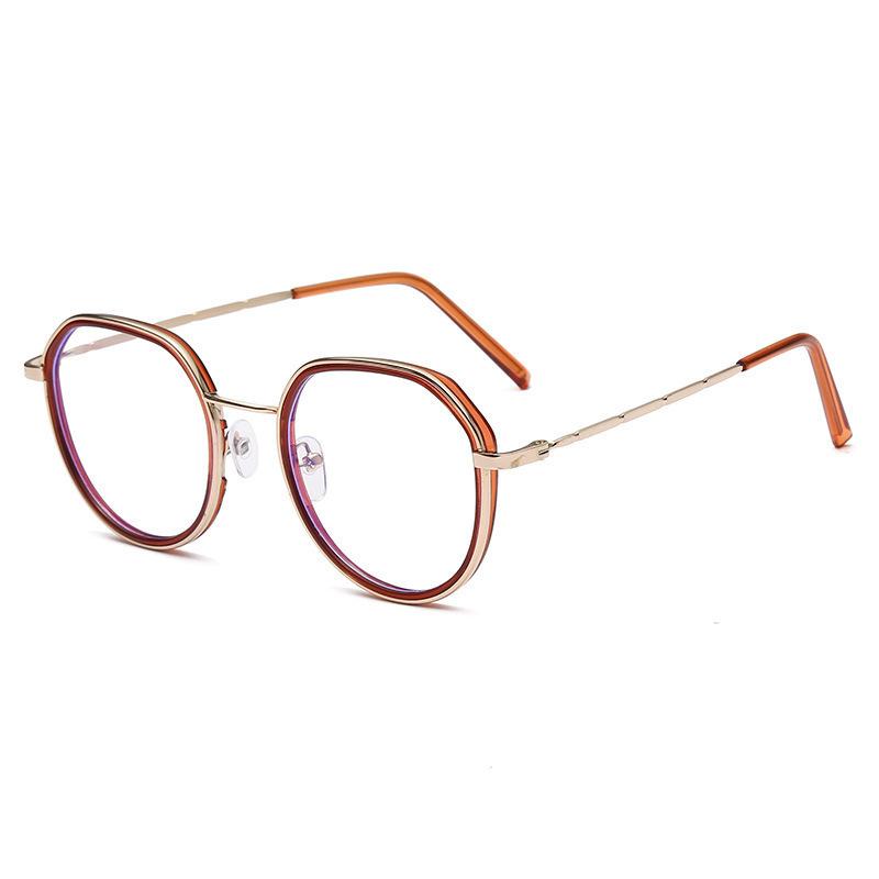 Ретро металлическая оправа Kuaishou очки мужские и женские очки для мобильного телефона очки женские плоские очки