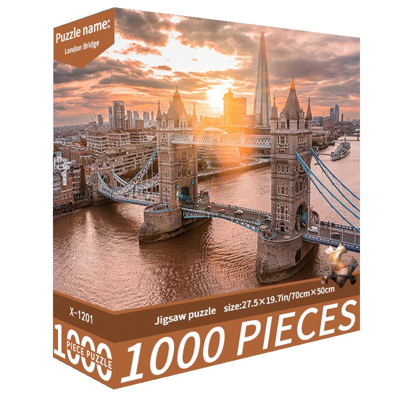 1000-Piece Cute Challenging Educational Jigsaw Puzzle for Adults - Stress Relief Birthday Gift for Her