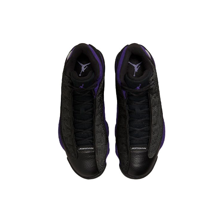 Air Jordan 13 Retro Court Purple Мужские кроссовки Черно-белые DJ5982-015