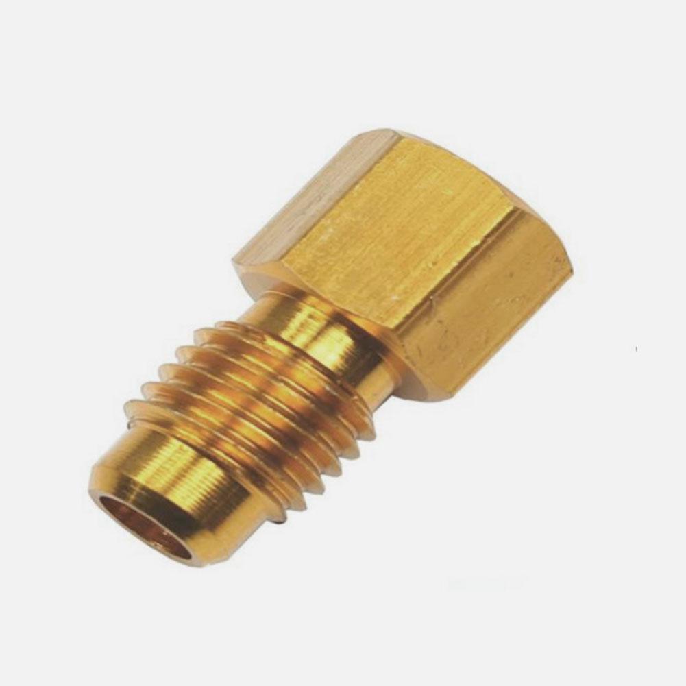 4PCS R134A Brass Refrigerant Tank Adapter To R12 Fitting AdapterValve Core Vacuum Pump Adapter Air Conditioning Tools