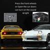1/24 Mazda RX7 Initial D Гоночная игрушечная машина JDM Модель 1:24 Литых Металлических Модели Автомобилей Миниатюрная Коллекция Звука и Света Подарок для Мальчика Ребенка