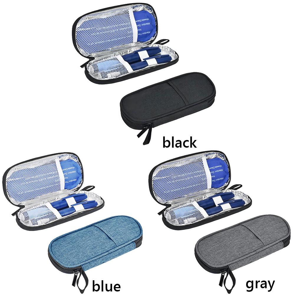 Портативная сумка-холодильник для инсулина, водонепроницаемая сумка-холодильник для диабетического инсулина из полиуретана, многоразовая сумка для холодной заморозки для диабетических лекарств