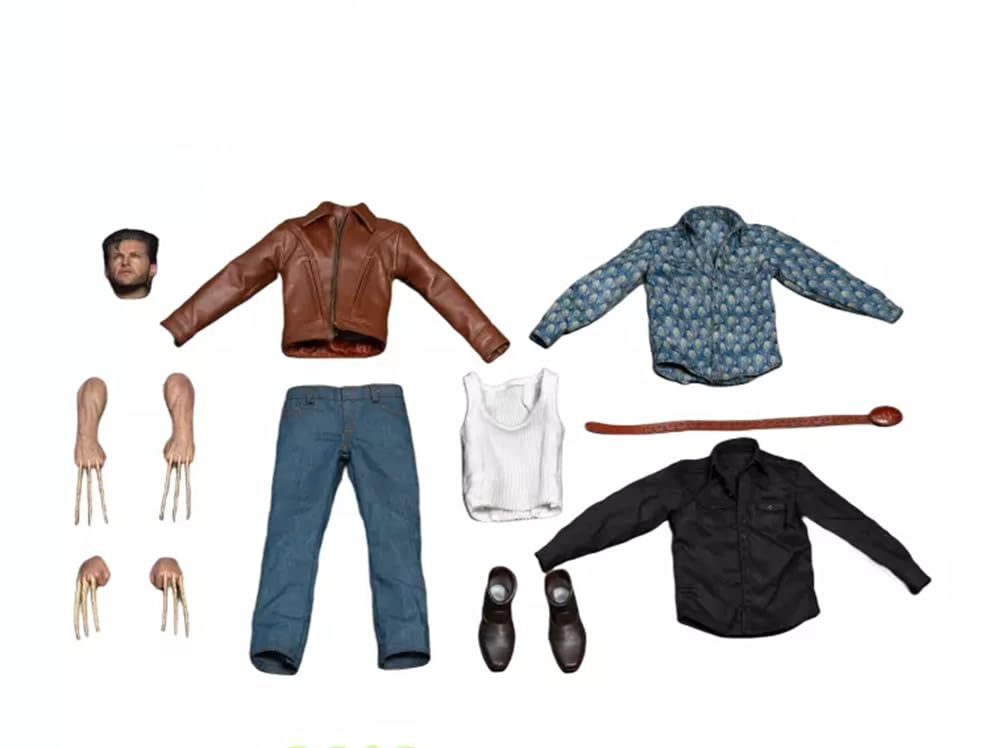 1:6 Kongo Wolf Logan Male 12-inch Action Doll Body Toy Head Hand Towel