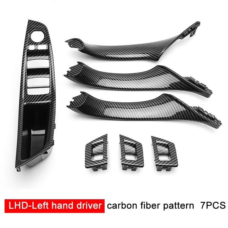 Left Right Hand Drive 7PCS For BMW 5 series F10 F11 520i 523i 525i Car Interior Replacement Inner Door Handle Panel Pull Trim