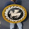 60.96cm Pegasus Authentic Shields Greek Hoplite Horse Battle Cosplay Shield Home Office Decor