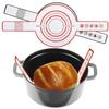Silicone Baking Mat Long Handle Sling Non-Stick Bread Kneading Pad Dough Transfer Pad Bakery Supplies Kitchen Cooking Tools