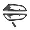 Powerful Car Inner Door Bowl Panel ide Handle Protector Cover For Toyota Alphard Vellfire 40 Series + Carbon Fiber