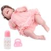 Милая спящая кукла-реборн, мягкая на ощупь, силиконовая, для ролевых игр, 50 см
