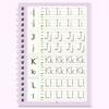 Suddies Trace Grooved Writing Practice Tracetrek Workbook Reusable Grooved Handwriting Workbook Number Letter Tracing Book for Kids Learning