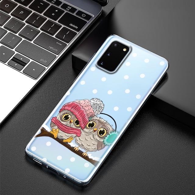 Cartoon Cute Owl Phone Case On For Samsung Galaxy A32 A52 A72 A 52 72 A22 A13 A33 4g 5g A52s A53 A50 A51 A70 A03 Silicone Cover