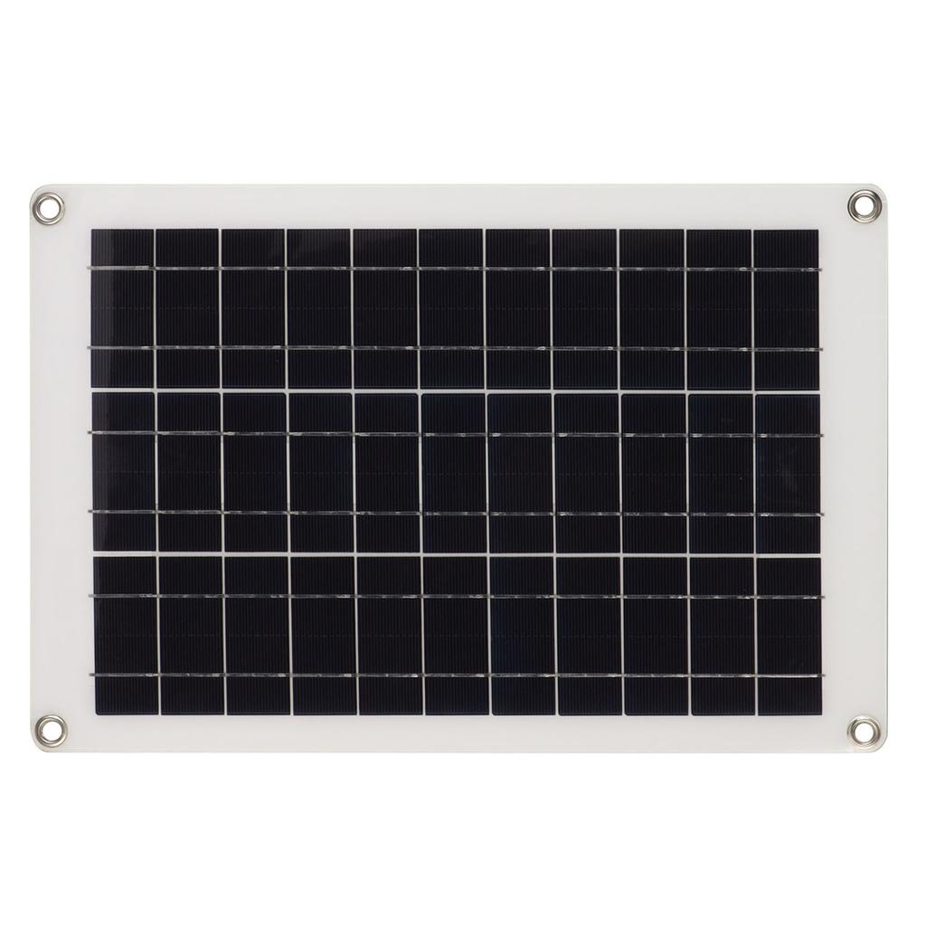 20W Polycrystalline Solar Panel Kit Flexible Photovoltaic Charging Panel with Dual USB Interface