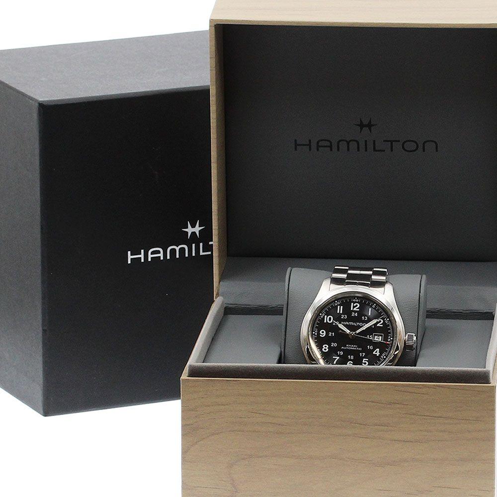 Б/у Hamilton HAMILTON H706050 Khaki Field Date Автоматический завод Мужские Хорошее состояние С коробкой_922890
