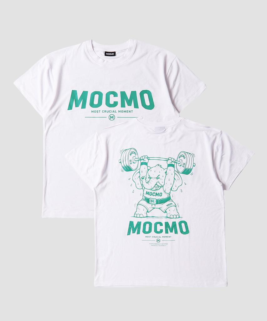 MOCMO Сильный Слон Футболка с коротким рукавом (унисекс)
