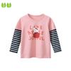 2022 Детская футболка с длинными рукавами, одежда для маленьких девочек, модная нижняя рубашка