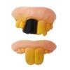 Trick Toys Party Funny Halloween Dentures Zombie Incisors Toothy Halloween Decor Prop Fake Teeth