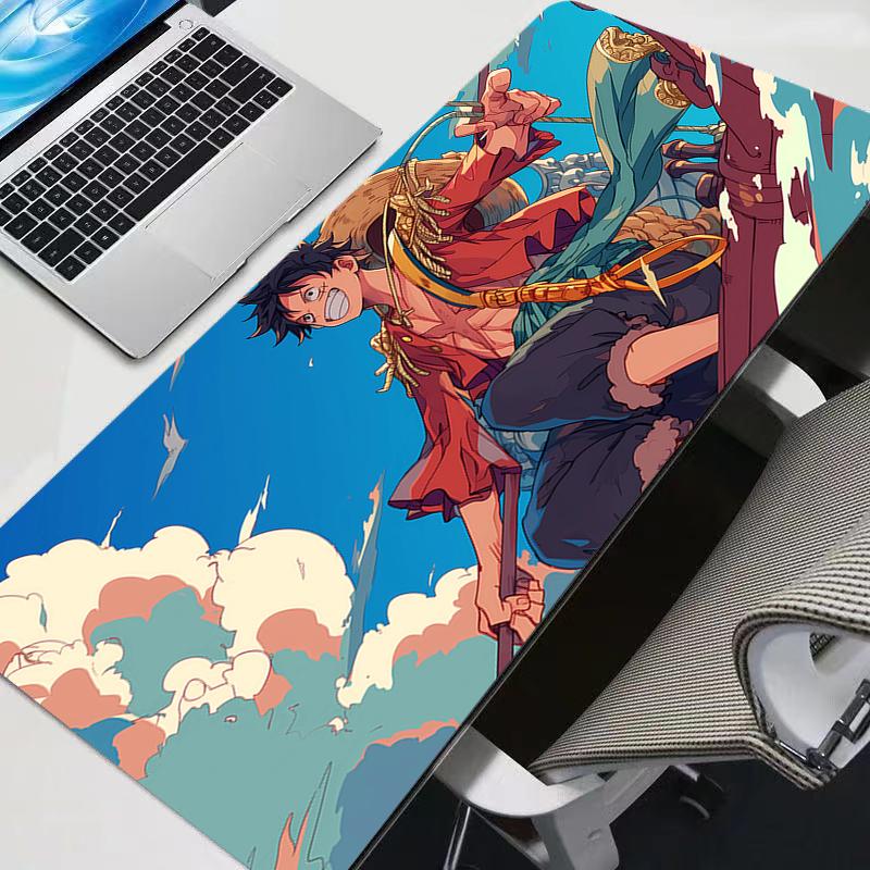 One Piece Mouse Pad Gamer PC Computer Large XXL Desk mat Keyboard Anime Gaming Accessories durable Mousepad Carpet