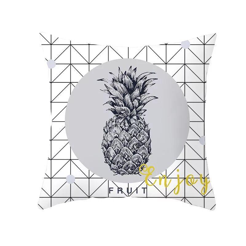 Скандинавская желтая геометрическая наволочка для дома, дивана, подушки