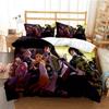 Anime Demon Slayer Bedding Set Japanese Cartoon Bed Linen 200x220 Teens Girls Twin Single Queen King Full Duvet Cover Sets