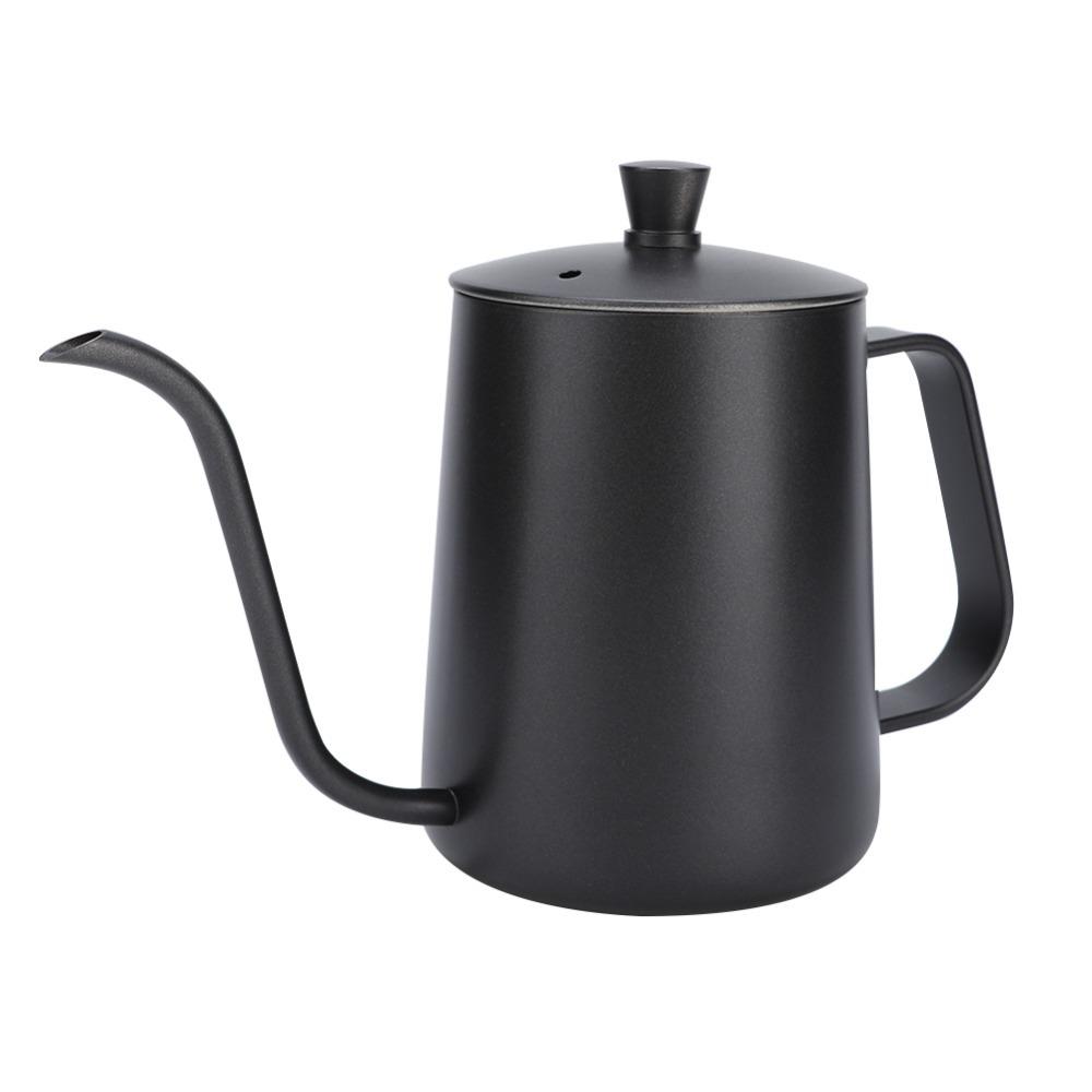 Long Narrow Spout Gooseneck Tea Kettle Stainless Steel Drip Pot Pour Over Coffee Coffee Brewing