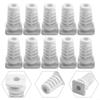 10X Cord Protector 10pcs Black/white Cable Sleeves Electric Tools