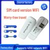 Портативный 4G USB WiFi-модем со слотом для карты для беспроводного интернета, UFI без драйверов и функцией автомобильного роутера
