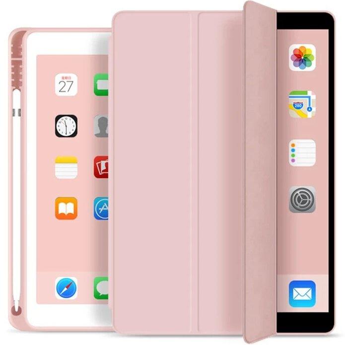 Case for iPad 10.2" 2021/2020/2019 (9th/8th/7th gen.), with stylus holder, Rose Gold