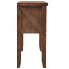 VidaXL Table console Bois massif de sapin 131 x 35,5 x 75 cm Marron