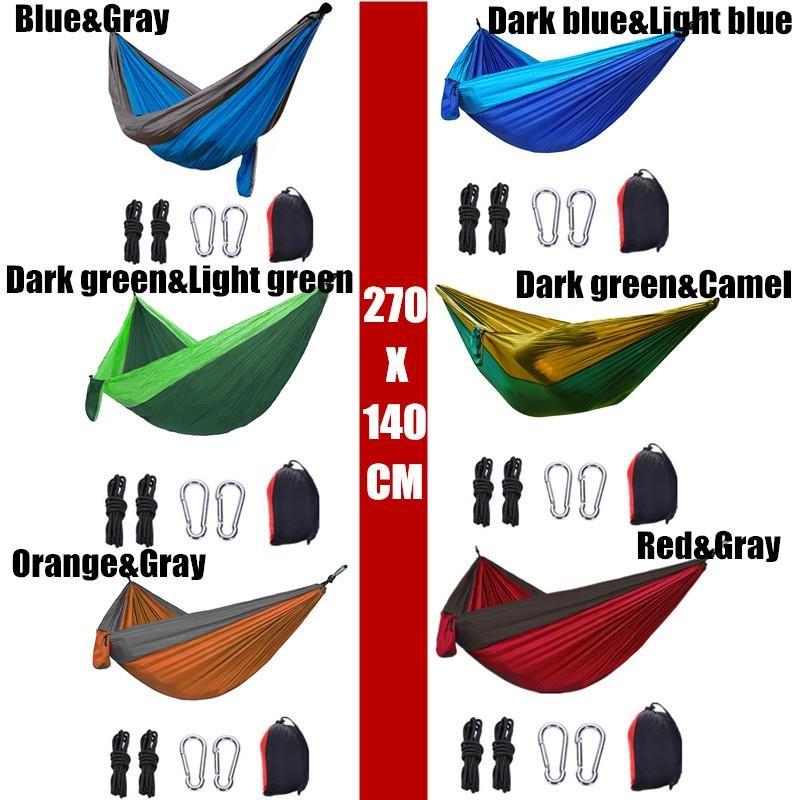 Открытый походный кемпинг или путешествия портативный легкий парашютный нейлоновый гамак