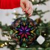 10 Inch Bohemian Wind Spinner Outdoor Decor with 360 Rotating Hook Perfect for Balcony Garden Spring Summer Gift for Friends Family