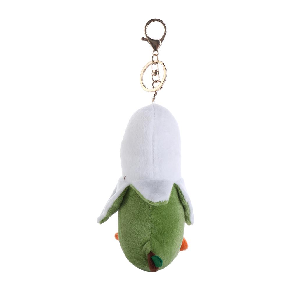 Peeled Banana Duck Plush Duck Keychain Soft Backpack Charm Cartoon Stuffed Dolls Birthday Present