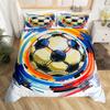 Erosebridal Sports Bedding Set for Boys Twin,Baseball Soccer Football Basketball Duvet Cover Sport Gaming Comforter Cover for Kids Teens Men