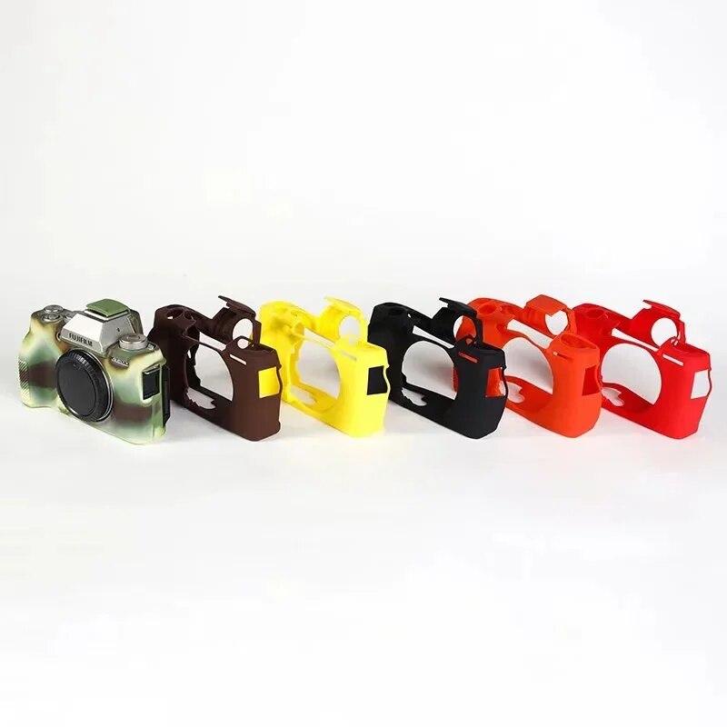 Silicone Rubber Case Cover Camera Bag For Fujifilm Fuji X-T200 XT200 with 6 Colors