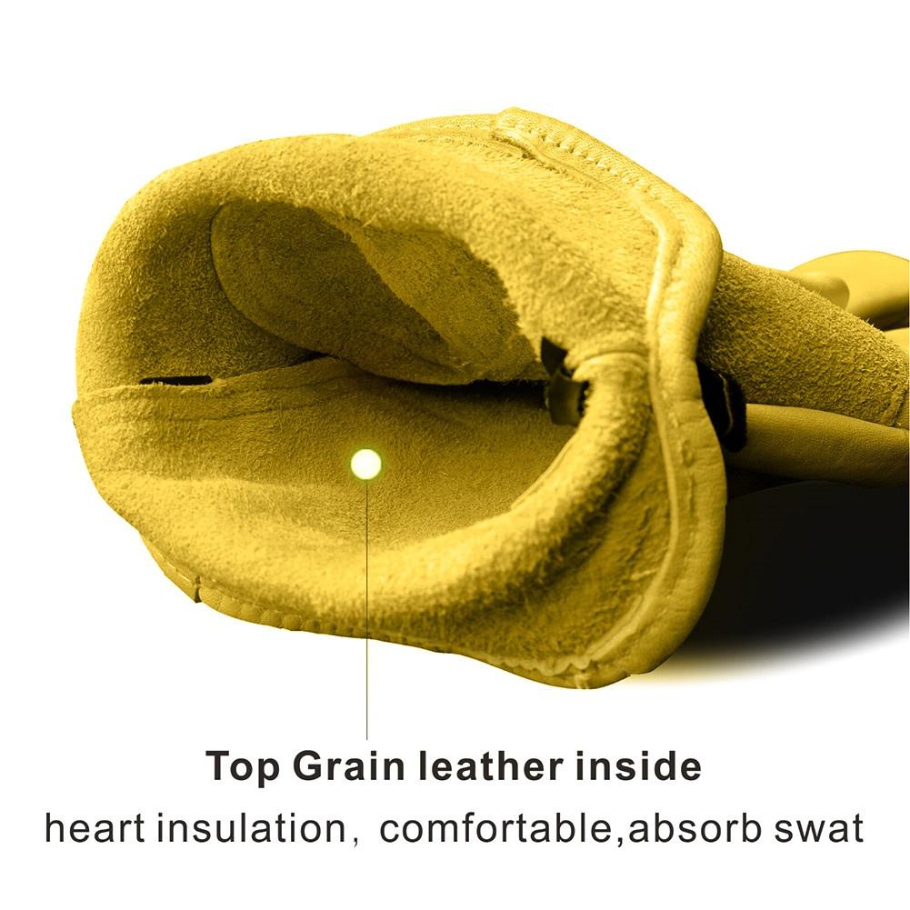 FEIJIEAST рабочие перчатки из воловьей кожи для садового мотоцикла, вождения, сварочные мастерские, нескользящие