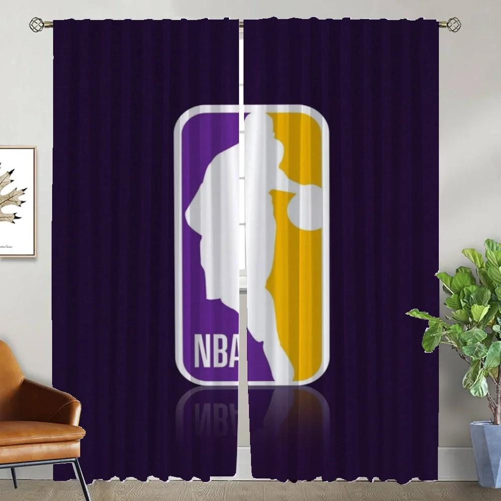Шторы от комаров для гостиной N-NBA Blackout Curtain Partition Home Interior Curtains 2 Pieces Shades Kitchen Elegant