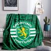 Ruge Leao Sporting Portugal's Pride Blanket Flannel Throw for Sofa, Indoor, Camping, Living Room, Office, Chair, And Bed Soft Birthday Gift