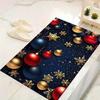 1Pc Winter Snowmen Rug Office Carpet Indoor Outdoor Doormat Nonslip Soft And Comfortable Living Room Christmas Halloween Gift D91837