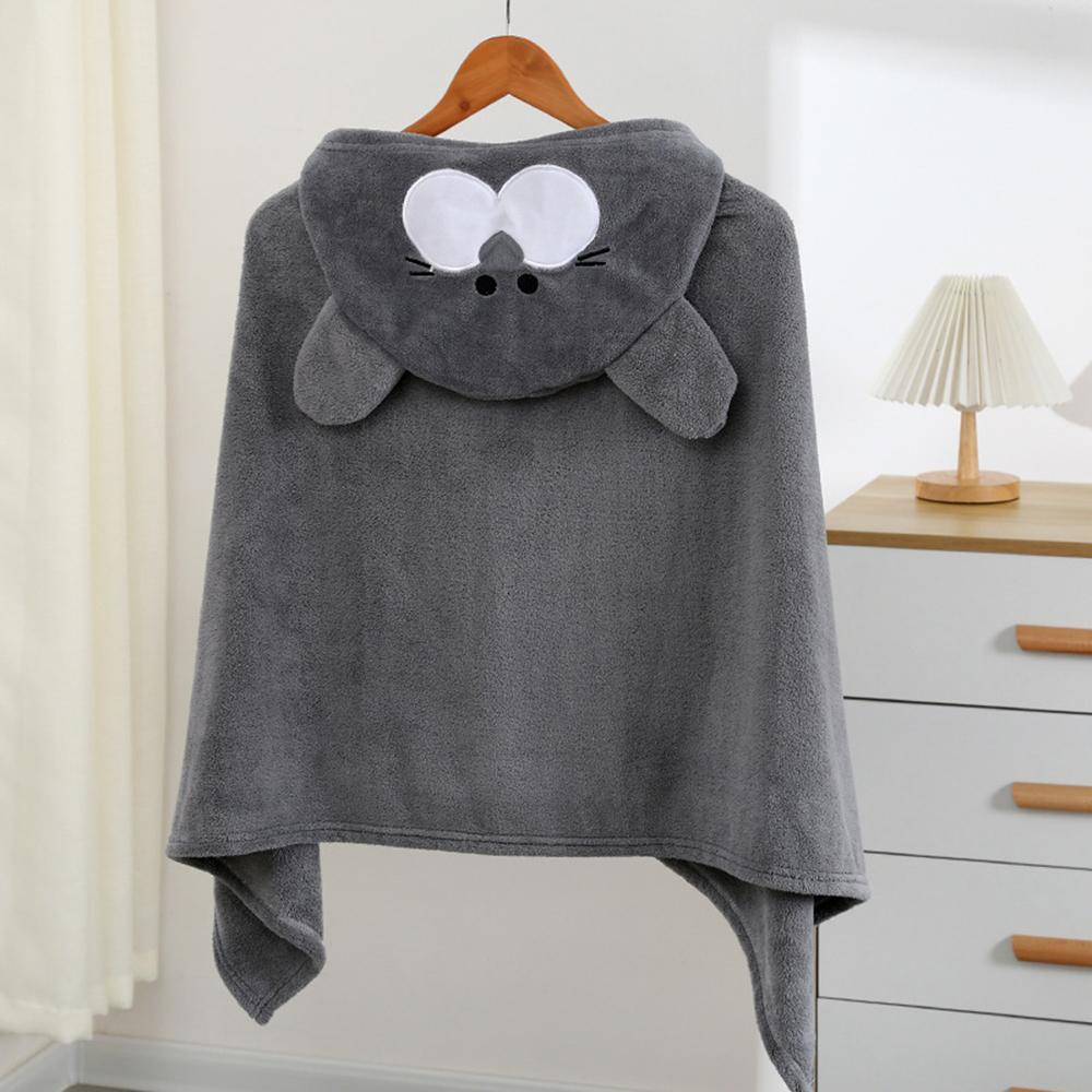 Ультрамягкое детское полотенце с капюшоном, детское банное полотенце с рисунком и милым капюшоном для малышей, младенцев