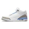 Мужские кроссовки Air Jordan 3 Retro UNC сине-белые Valor-Blue CT8532-104