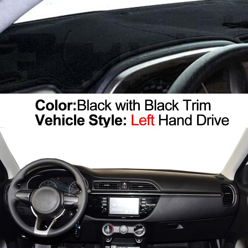 Чехол на приборную панель автомобиля для Kia Rio X-Line IV KX Cross 2017-автоматический коврик для приборной панели, накидка, солнцезащитный козырек от солнца, приборный коврик