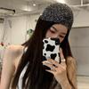 Korean Style Knitted Hat with Glittering Sequins Women Music Festival Skull Hat Bachelorette Party Hat Elegant Beanies