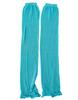 Silk Arm Cover 55cm Turquoise 100%