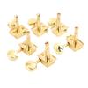 6 Pcs Electric Guitar Tuning Pegs Metal Gold Guitar Replacement Tuning Keys Peg Machine Head