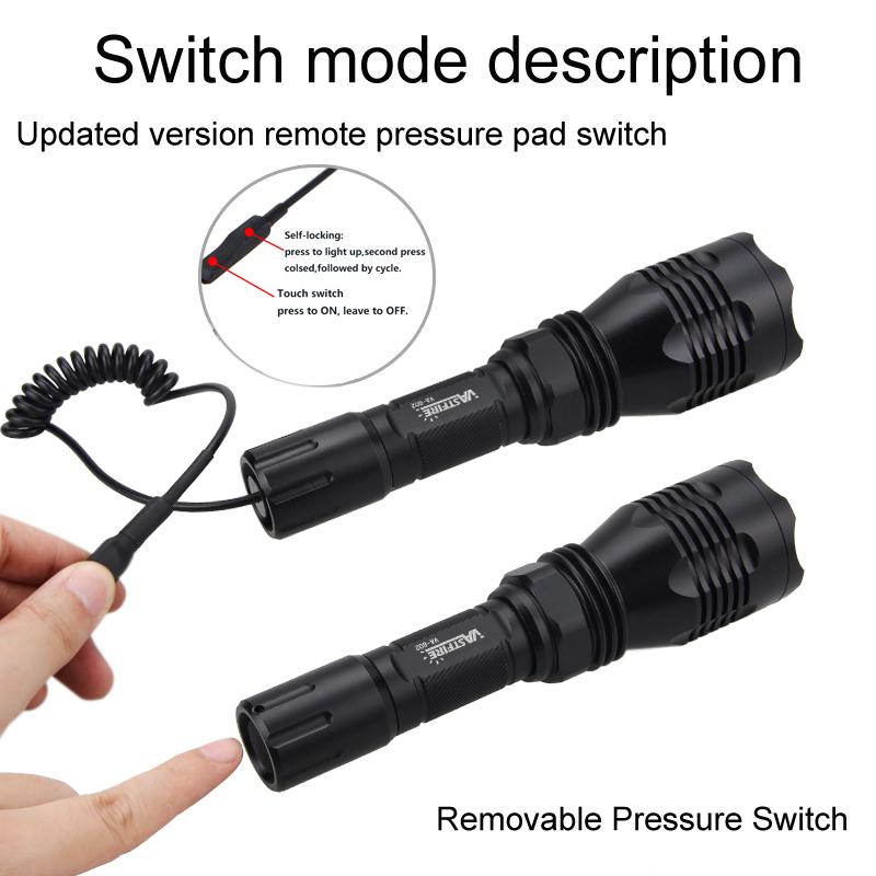 Мощный 400 ярдов зеленый красный белый профессиональный охотничий фонарь тактический фонарь Predator для Coyote Hog Varmint 1-Mode High