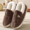 Men's Winter Slippers Women's Cotton Slippers Couples Non-slip Plush Warm Slippers Home Indoor Bedroom Slippers
