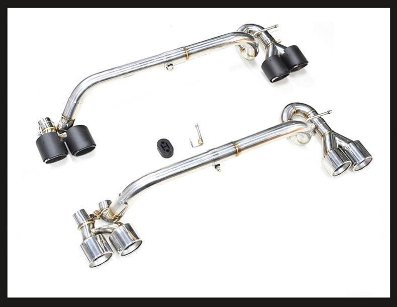 BMW 5 серии E60 520/523 M5 Квадровых выхлопных труб, Прямая установка, Глушитель из нержавеющей стали и углеродного волокна