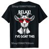 Funny Goat Lover Graphic 100% Cotton T-shirts Fashion Casual Tshirt Loose Oversized Streetwear T Shirt Unisex