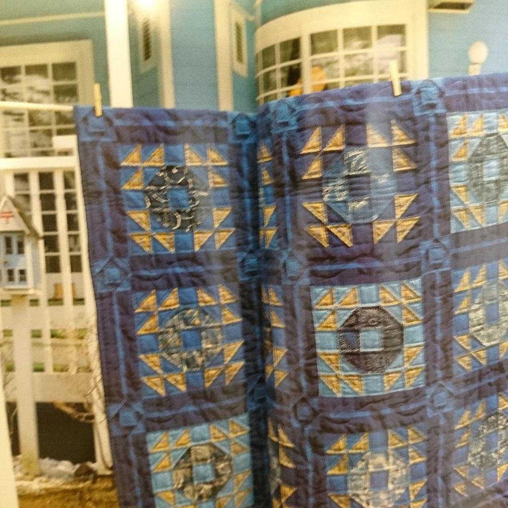 [USED] Indigo Dyeing and Chinza Patchwork Quilt Continued by Shizuko Kuroba, Published by Fujin Seikatsusha